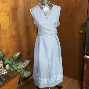 Sandra Darren Seersucker Dress